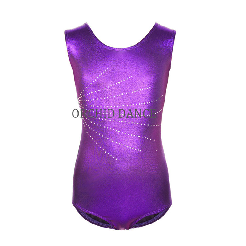 Rhinestone Banding Trim - Body da ginnastica economico per bambini,