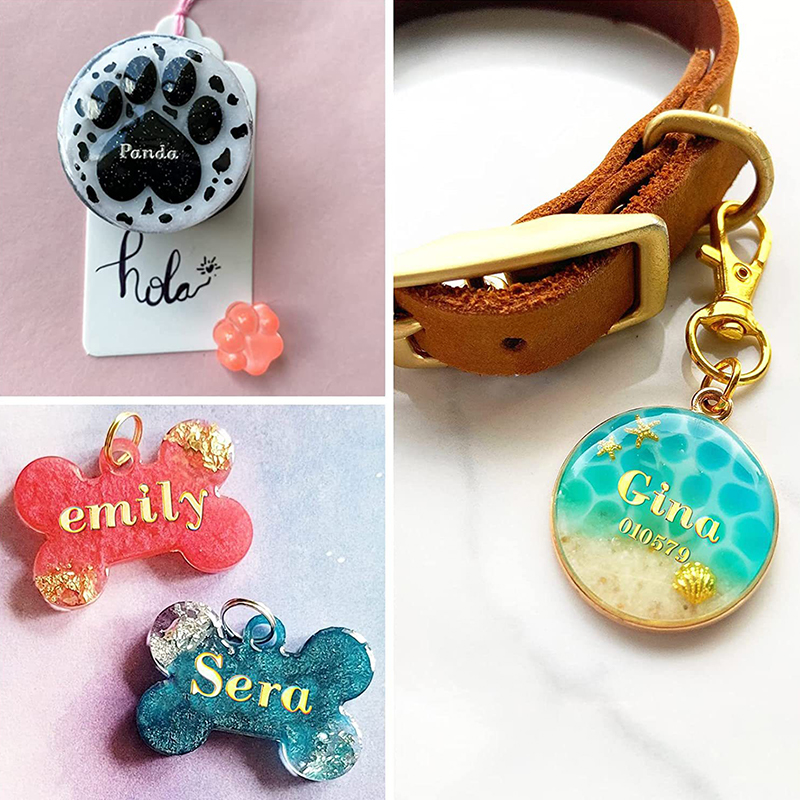 Craft Embellishment - 2 Pezzi di Lettere Decorative in