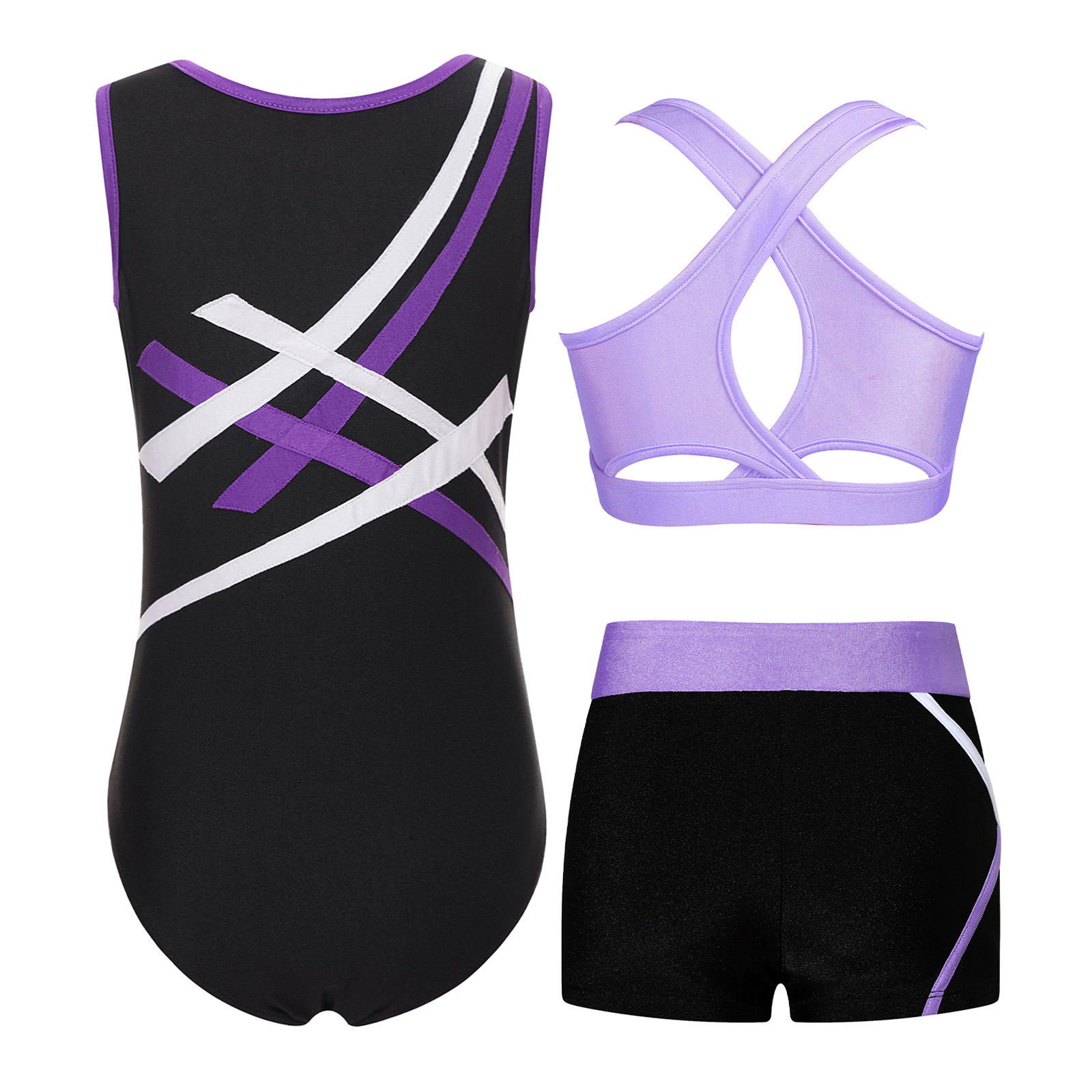 Body da ginnastica senza manic - Rhinestone Banding Trim recensione e prezzo
