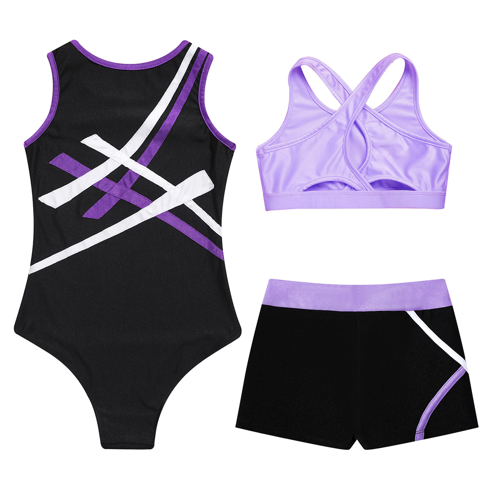 Body da ginnastica senza manic - Rhinestone Banding Trim recensione e prezzo