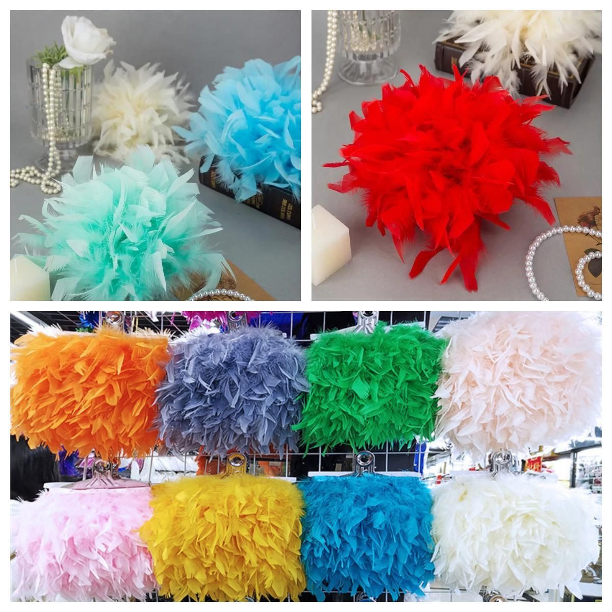 Nastro di Piume di Marabù Natu - Feather Trim Marabou recensione e prezzo